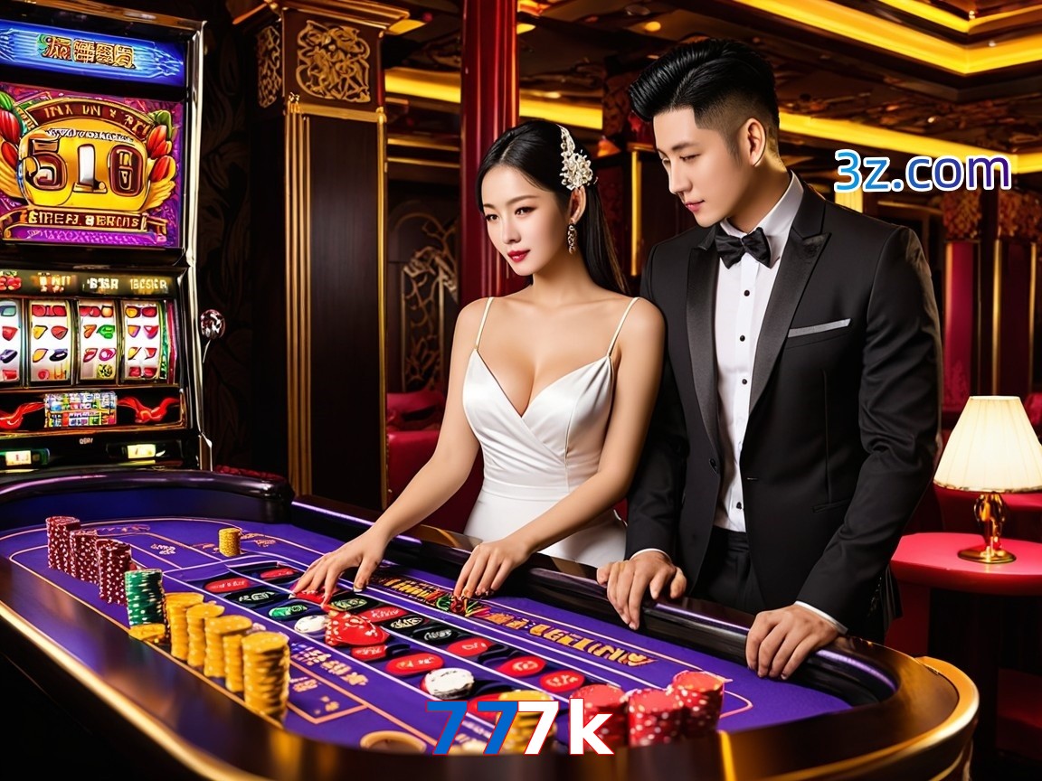 777k cassino online com mesa de blackjack e dealer